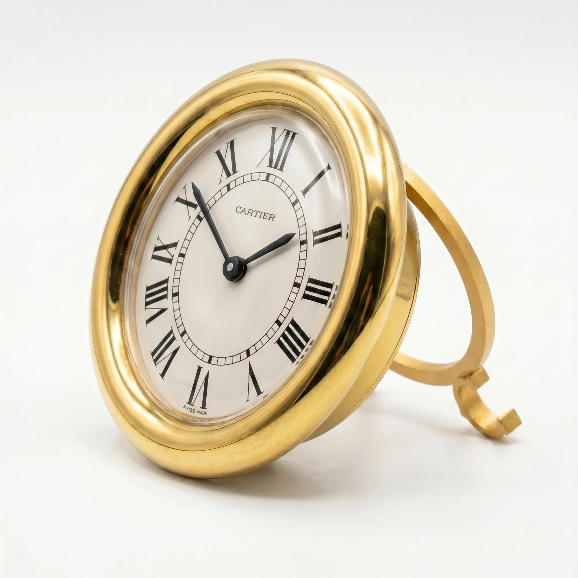 Cartier Cartier Gold-Tone Desk Clock - detail view
